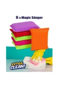 Fresh 6'lı Paket Temizlik Seti Magıc Bulaşık Süngeri 3' Lü Paket X 2 Antibakteriyel Sihirli Sünger Fiber - 6