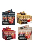 Nescafe Extra Kahve,sütlü Köpüklü, Şekerli, Ikisi Birarada, 48'li Paket 4'lü Set - 1
