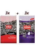 Tadım Kavrulmuş Taze Siyah Çekirdek Bol Tuzlu, Tuzsuz Karma Paket (180 Gr.) 3'er Adet Yeni Mahsul - 1