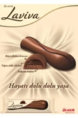 Ülker Kakaolu Bisküvi ve Yoğun Bitter Çikolata Dolgulu Sütlü Çikolata Kaplamalı Laviva 35 Gram x (24 Adet) - 1