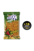 Eti Crax Patlayan Lezzet Acı Baharatlı Çubuk Kraker 50 g x 18 Adet - 1