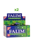 Falım Tekli Nane Aromalı Şekersiz Sakız 10'lü X 2 Kutu - 1
