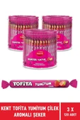 KENT Tofita Yumi Çilek Aromalı Şekerleme 120'li Kavanoz - 3 Adet - 1