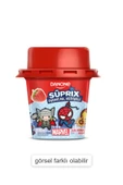 Danone ( ETİ PETİTO HEDİYE ) Danone Süprix Marvel Oyuncak Hediyeli Çilek Aromalı Yoğurt 90 Gr ( 2 ADET ) - 1