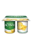 Activia Doğal Probiyotik Ananaslı Yoğurt 4x10g ( Çilekli 4 * 10 gram Hediye ) - 1