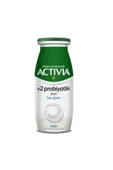 Activia X2 Probiyotik Iğne Sade 80 ml ( Çilekli 4 * 10 gram Hediye ) - 1