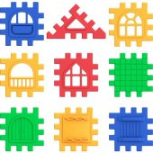 64 Parça Geçmeli Lego Puzzle City Puzle - 3