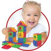 64 Parça Geçmeli Lego Puzzle City Puzle - 5