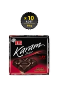Eti Karam %54 Kakaolu Bitter Çikolata 60 g x 10 Adet - 1