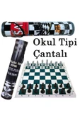 glassepet Okul Santranç Takımı Seti - Rulo Çantalı Okul Tipi - 1