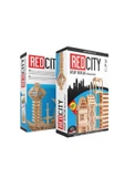 Redka Red City Ahşap Blok Eğitici Ve Hayal Gücünü Geliştirici Doğal Oyuncak Kutu Oyunu Akıl Oyunu - 1
