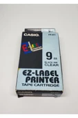 Casio Xr-9x1 Yazıcı Etiketi Siyah & Şeffaf 9 Mm thumbnail 2