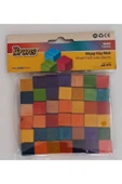 Brons Ahşap Küp Blok Br-919 Renkli Matematiksel Zeka Görsel Zeka Gelismesine Yardımcı Olur. - 1