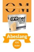 Owersea 100 Lük Abeslang Tahta Dil Çubuğu Basacağı - Ağda Spatulası, Spatula Aremed*** Ahşap - 1