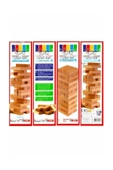 Südor Ahşap Jenga Denge Oyunu 54 Parça - 3