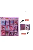 LRS STORE Sanrio Kawaii 3 Adet Mini Sulu Sticker Defteri 300+ Stickerlı Kuromi Melodi Defter - 6
