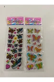 BONBON 2 Sayfa Kelebek Kabartmalı Lüks Sticker - 1
