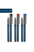 SCHNEIDER 224M Maxx 1.0 mm 3'lü Asetat Kalem Seti (Mavi-Kırmızı-Siyah) - 1