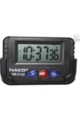 NAKO Digital Etraders Na-613d Küçük Dijital Masa-araba Saati Alarm Kronometre Plastik Çok Renkli Modern - 2