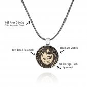 Bozkurt Etna Ayyıldız 60 cm 925 Gümüş Kolye thumbnail 2
