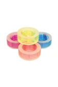 Globox 18 mm x 25 Metre Renkli Bant 4 Renk (6522) - 1