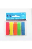 ALFA DEFTER Floresan Renk Kendinden Yapışkanlı Ayraç Post It Index - 3