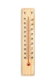 ÇELİKEL Ahşap Derece Termometre Duvar Tipi Dayanıklı Termometre thumbnail 3