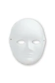 Puti Insan Silüetli Maske Büyük Surat - 1