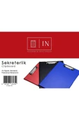 İN OFİS Kapaklı Sekreterlik Lacivert, Siyah, Kırmızı - 1