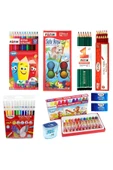 FATİH KALEM Fatih Okul Kırtasiye Seti Pastel Sulu Kuru Keçeli Kalem Fatihset2 thumbnail 1