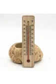 ÇELİKEL Ahşap Derece Termometre Duvar Tipi Dayanıklı Termometre thumbnail 5