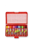 Faber Castell Altıgen Pastel Boya, 12 Renk, Plastik Kutu, Yumuşak ve Canlı Renkler, Rahat Kullanım,Etkili Uygulama - 2