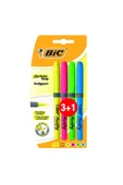 Bic Brite Liner Grip Fosforlu Kalem 3 1 Pk 824757 thumbnail 1
