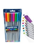 Pensan Triball Tükenmez Kalem 1.0 Mm Bilye Uç 8'li Renkli Tk.k - 1