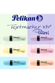 Pelikan 490 Fosforlu Kalem 6'lı Pastel Renkler - 1