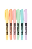 KRAF 6'lı Pastel Fosforlu Kalem + Pensan 10 Renk Tükenmez Kalem Seti - 3