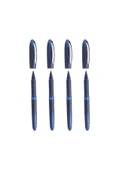 SCHNEIDER One Business 0,6 Mm Roller Imza Kalemi Mavi 4 Adet - 1