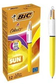 Bic 4 Colour Sun 4 Renkli Tükenmez Kalem - Pastel Renkler - 3