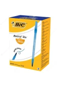 Bic ROUND STIC TÜKENMEZ KALEM MAVİ 1.0mm 60'LI PAKET thumbnail 1