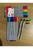 Faber Castell 1425 Tükenmez Kalem 10 Renk +  Fineliner Kalem 10 Renk thumbnail 2