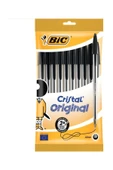 Bic Siyah Cristal Original Tükenmez Kalemler 10 Adet thumbnail 1