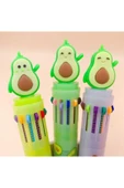 Ege Fotokopi & Kırtasiye Mini Avokado 4 Renkli Tükenmez Kalem - Çoklu Tükenmez Kalem Mini Boy thumbnail 1