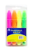 Proteks Fosforlu Kalem 4'lü Set Blister(Karışık Renk) - 1