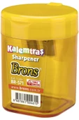 Brons Silindir Hazneli Kalemtraş Karışık Renk Br-571 - 2