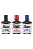 Brons Doldurulabilir Tahta Kalemi Mürekkebi 100 Ml 3 Lü Set tkm - 1