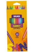 Silka Shıny Tam Boy Kuru Boya Kalemi 12'li X 6 Adet thumbnail 3