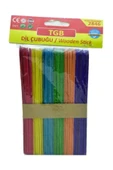 TGB Geniş Dil Çubuğu Renkli 50 Adet - 1