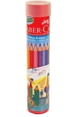 Faber Castell 12'li Metal Tüp Kuru Boya Kalemi - 1