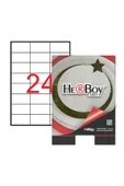 Herboy Hb-1037 70mmx37,12mm Beyaz Lazer Etiket - 1