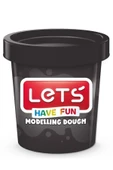 Lets Oyun Hamuru Tek Renk 150 gr Siyah L8340-10 - 1